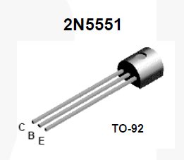 2N5551 transistor diagram