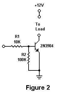 transistor setup diagram